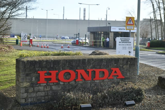 The Honda plant in Swindon 