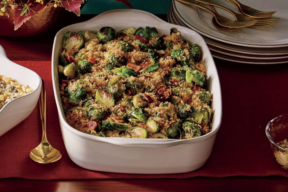 Brussels Sprouts with Bacon and Shallots