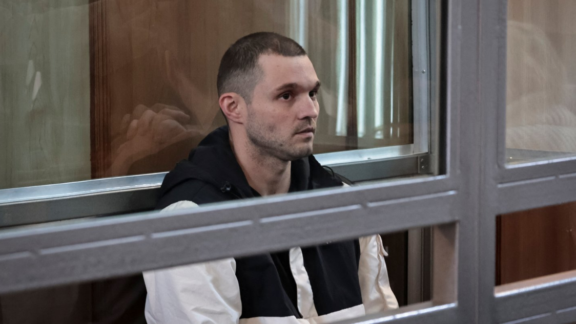 Gordon Black appears in a court in Vladivostok, Russia, on 6 June