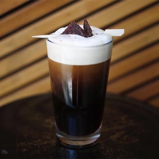 Starbucks has released a new coffee called the Pepper Nitro with a Jerky Twist. Photo: Starbucks