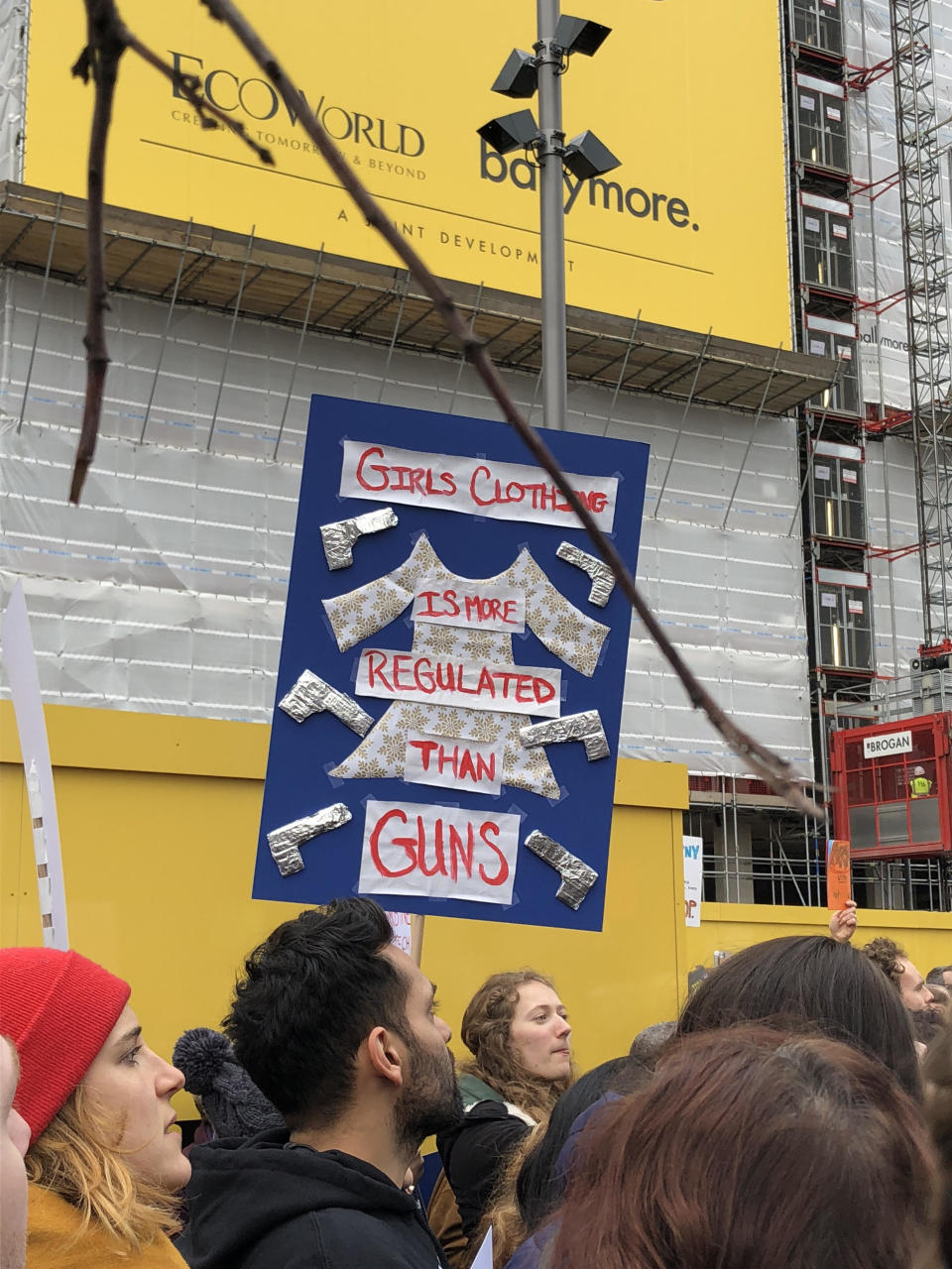 <p>A protest sign in London.<br> (Photo: Erin Donnelly) </p>