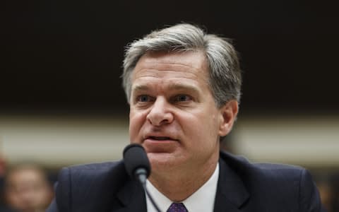 Christopher Wray, director of the Federal Bureau of Investigation (FBI) - Credit: Bloomberg