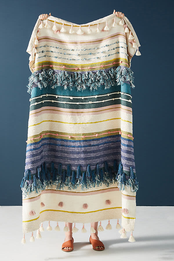 <p><a href="https://go.redirectingat.com?id=74968X1596630&url=https%3A%2F%2Fwww.anthropologie.com%2Fshop%2Fall-roads-yucca-throw-blanket2&sref=https%3A%2F%2Fwww.oprahdaily.com%2Flife%2Frelationships-love%2Fg31879185%2Fwedding-gift-ideas%2F" rel="nofollow noopener" target="_blank" data-ylk="slk:Shop Now;elm:context_link;itc:0;sec:content-canvas" class="link ">Shop Now</a></p><p>All Roads Yucca Throw Blanket</p><p>anthropologie.com</p><p>$148.00</p><span class="copyright">Anthropologie</span>