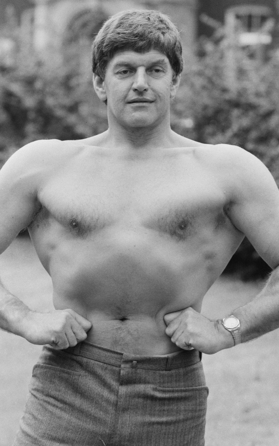 Dave Prowse, a former bodybuilder turned actor, best known for playing Darth Vader -  Hulton Archive