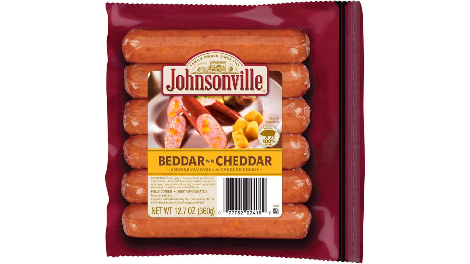 Johnsonville Beddar with Cheddar Sausage, 360 g - Chilled. (Photo: Amazon SG)