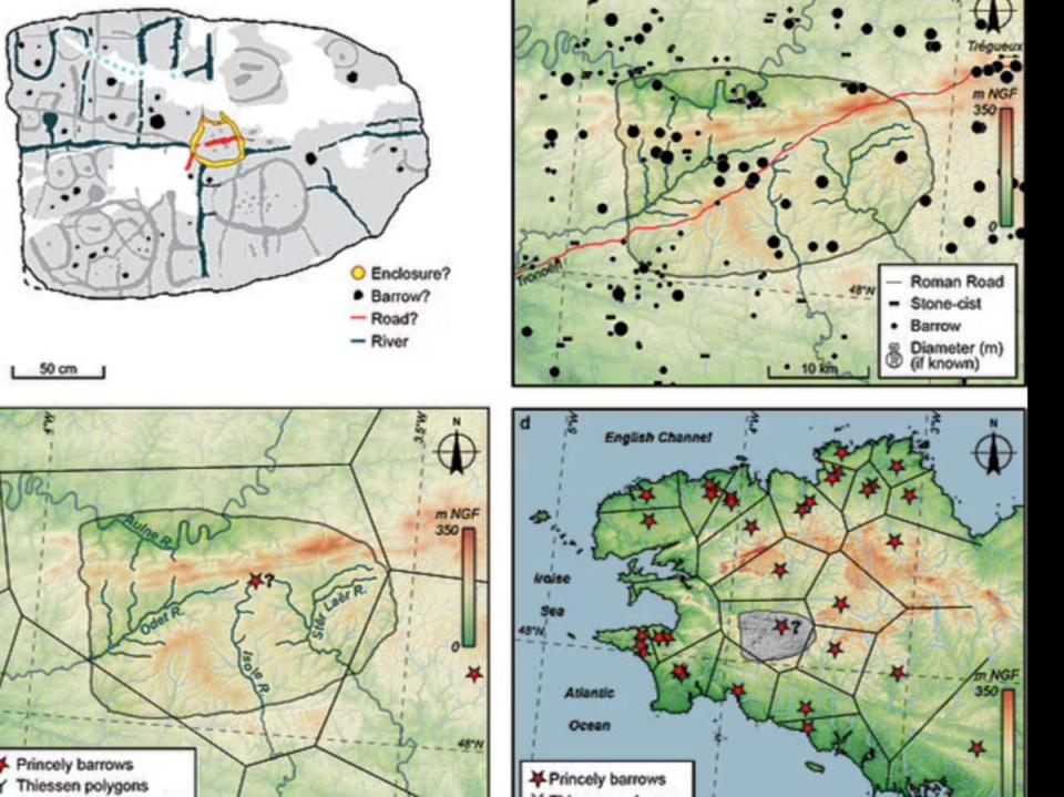 Researchers are working to decode the map (University of Western Brittany)