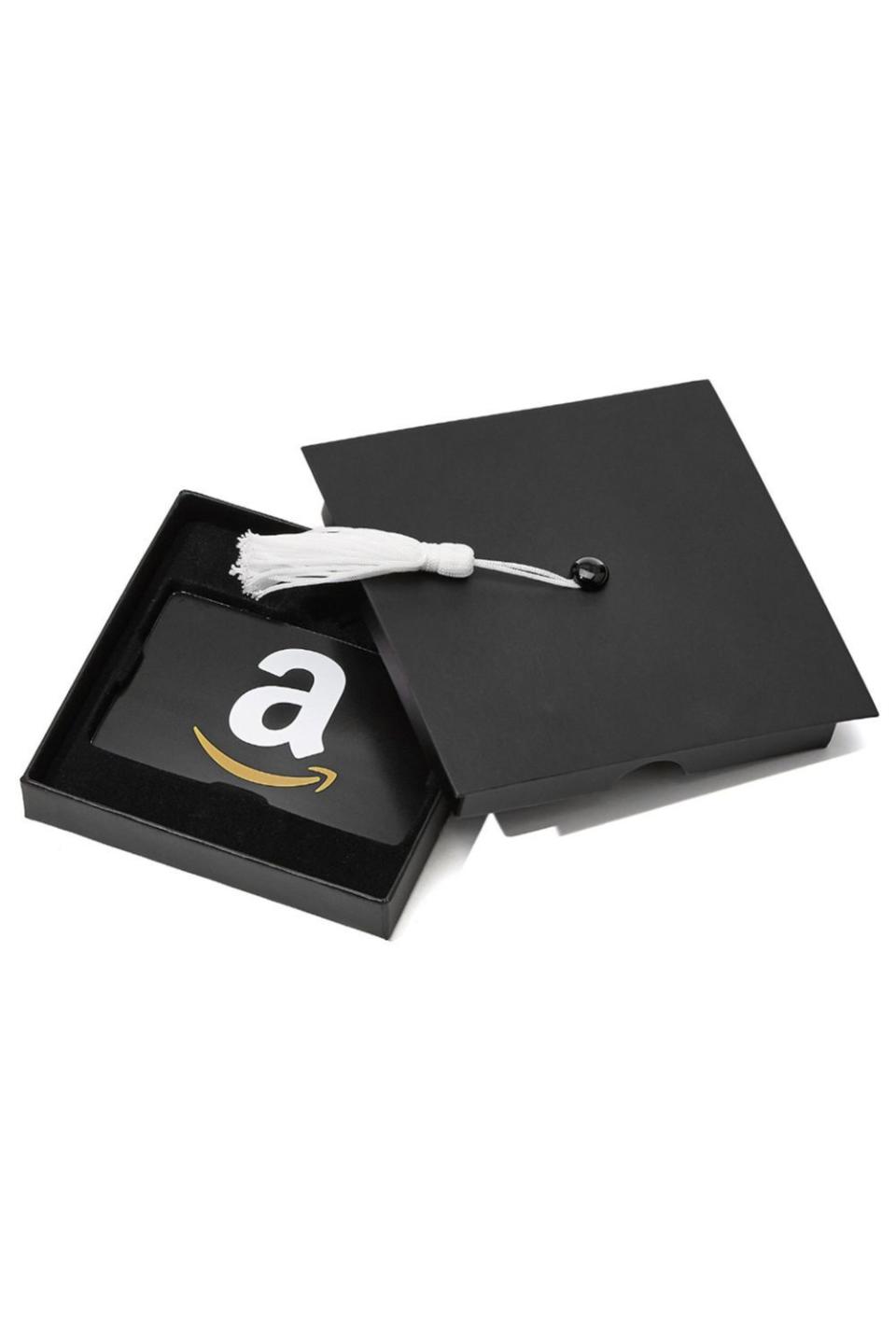 Gift Card in a Graduation Cap Box