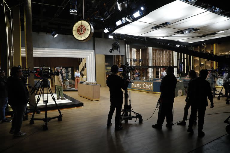 El imponente set de MasterChef en las instalaciones de Telefe en la localidad de Martínez