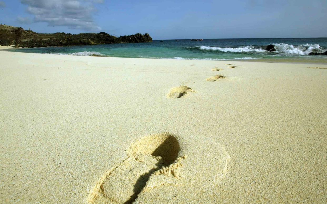 English Bay which is on the North point of the Ascension Island