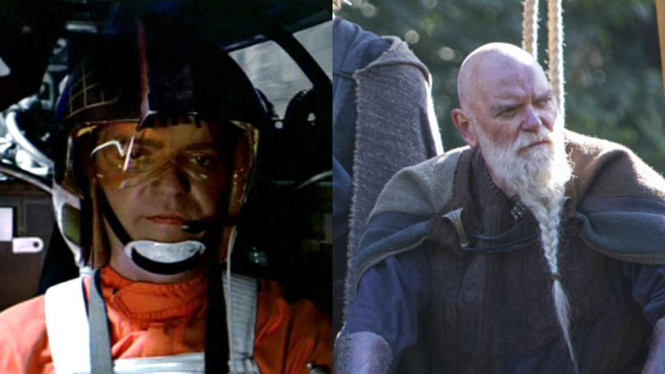 Angus MacInnes (Gold Leader): Canadian actor Angus McInnes made his film debut in ‘A New Hope’ and went on to have a successful acting career. He appeared opposite Harrison Ford in ‘Witness’ and was most recently seen in the hit fantasy show 'Vikings’.