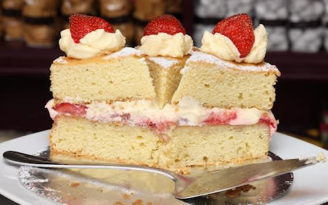 japanese christmas cake - Credit: Andrew Crowley