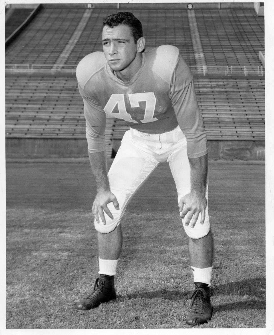 Tennessee tailback Bobby Gordon poses for a photo. He played for the Vols from 1955-57 and earned the Gator Bowl MVP.