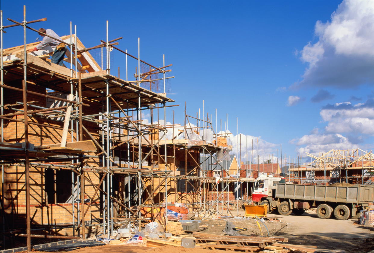 A building site in Stamford, Lincolnshire, England. Photo: Getty 