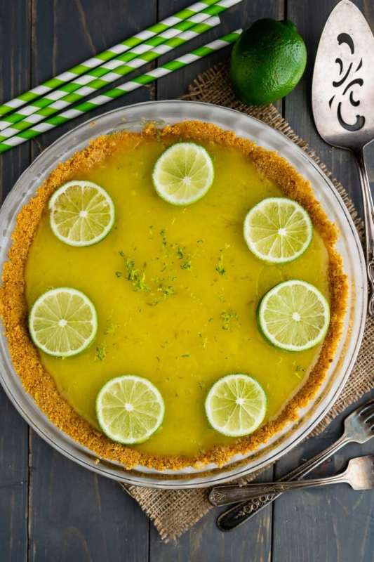 <p>Crazy For Crust</p><p>An upgraded version of key lime pie.</p><p><strong>Get the recipe: <a href="https://www.crazyforcrust.com/lime-curd-pie/" rel="nofollow noopener" target="_blank" data-ylk="slk:Lime Curd Pie;elm:context_link;itc:0;sec:content-canvas" class="link ">Lime Curd Pie</a></strong></p>