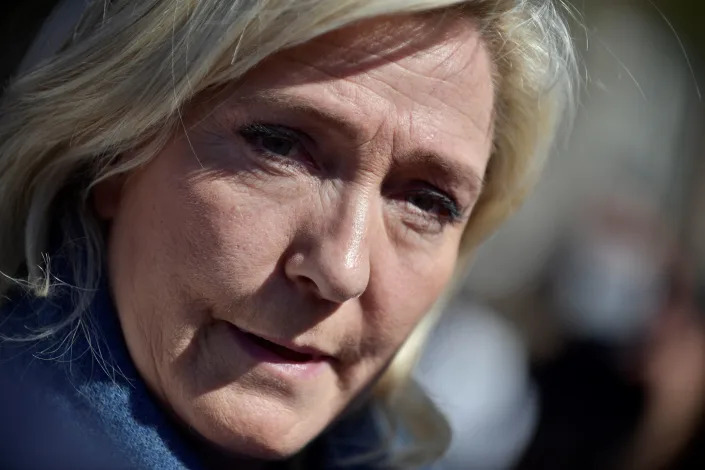 French presidential candidate Marine Le Pen 