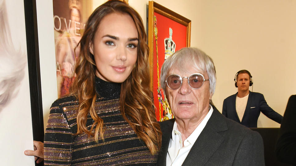 Tamara Ecclestone Rutland and Bernie Ecclestone, pictured here in London in 2015.