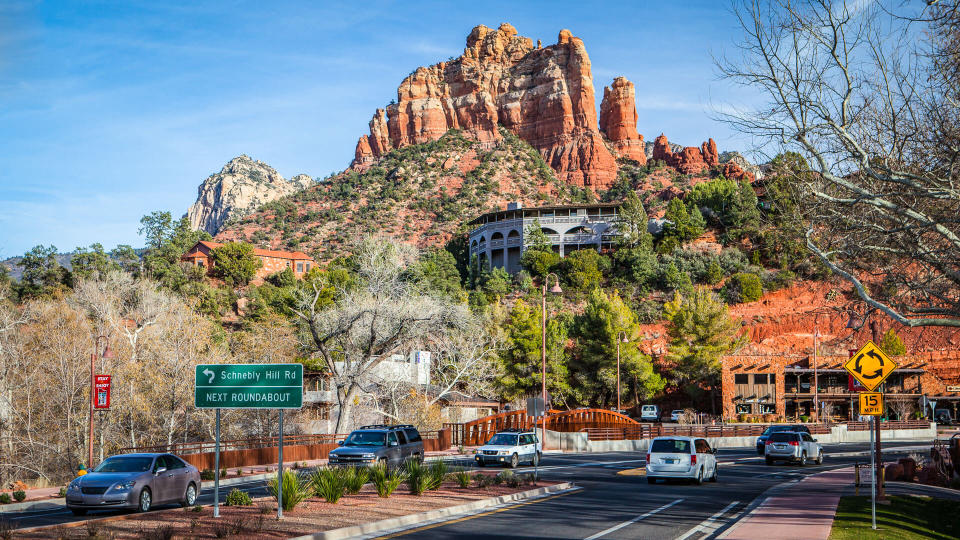 Downtown Sedona in Arizona, USA