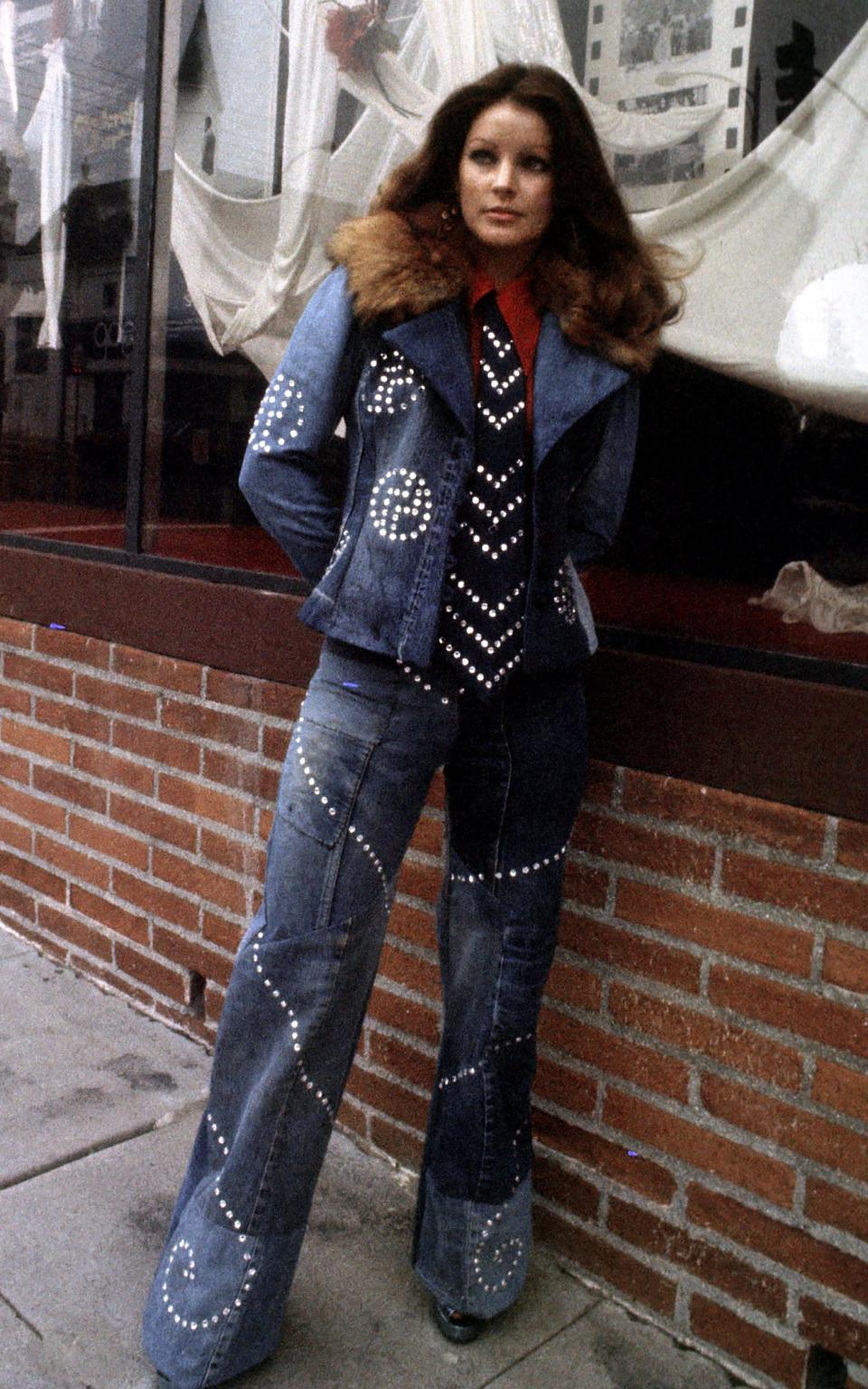 On a photoshoot in Beverly Hills, 1974