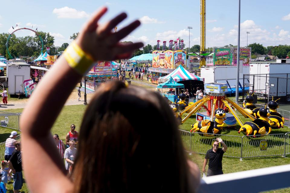 Carnival rides will be at Sterlingfest Arts & Music Fair.