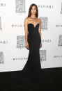 The 21-year-old model looked flawless at the Bvlgari flagshop store re-opening on Friday, where Sofia Richie, Lily Aldridge and Ciara also made regal appearances.