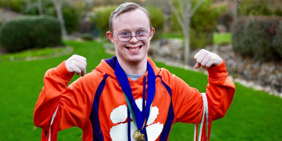 Rion Holcombe with medals (Molly Claire Photography / Courtesy of Susan Holcombe)