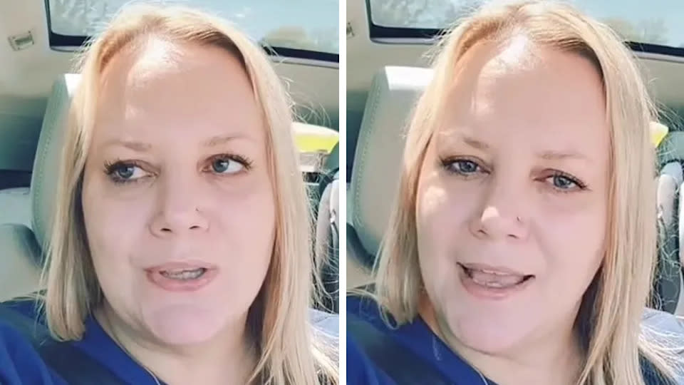 TikTok-User Ami Addison kam über die Lokalzeitung der Untreue ihres Mannes auf die Spur. Foto: TikTok/aaddison01.
