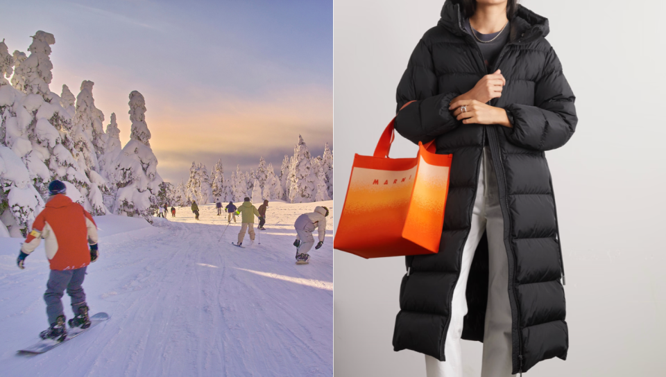 How to winterproof your wardrobe when vacationing in wintry countries. (PHOTO: Getty Images; Net-A-Porter)
