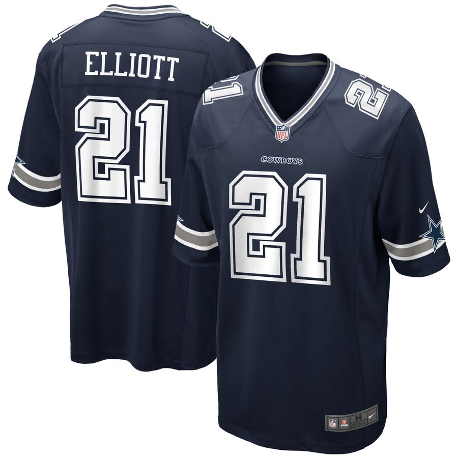 Elliott Cowboys Nike Game Jersey