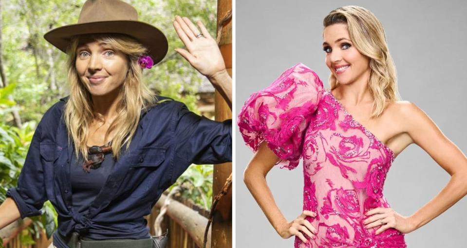 Nikki Osborne on I'm A Celebrity / Nikki Osborne on Dancing With The Stars.