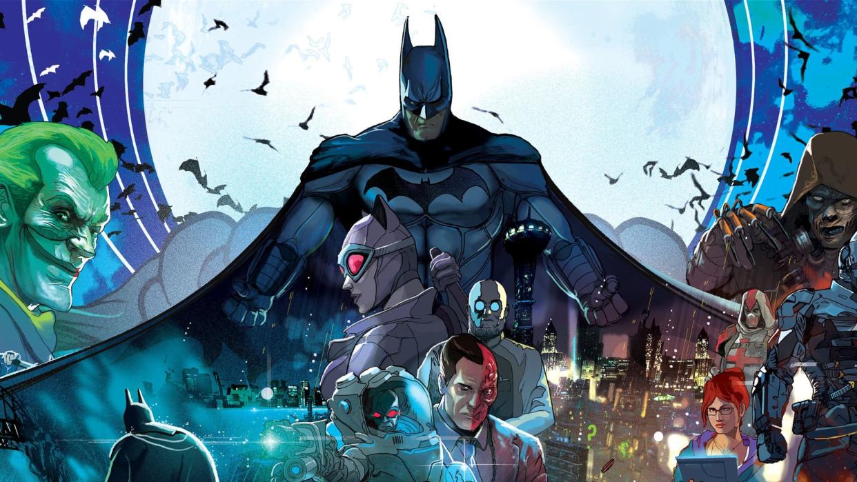  Official Batman: Arkham Trilogy artwork 