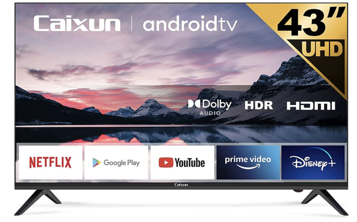 Caixun 43-inch 4K UHD HDR Smart TV (Photo via Amazon)