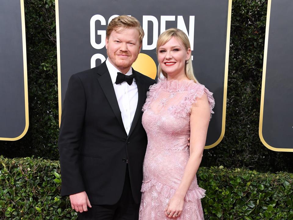 Jesse Plemons and Kirsten Dunst golden globes