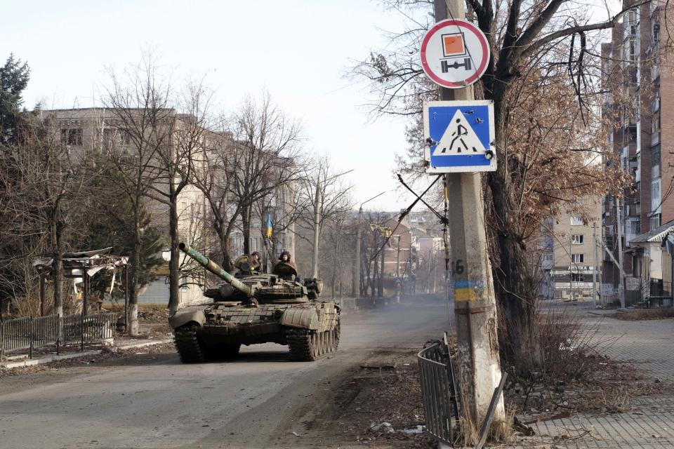 Heavy fighting is taking place in the region. Russian troops entered Ukraine on 24 February 2022 starting a conflict that has provoked destruction and a humanitarian crisis.   (George Ivanchenko / EPA via Shutterstock)