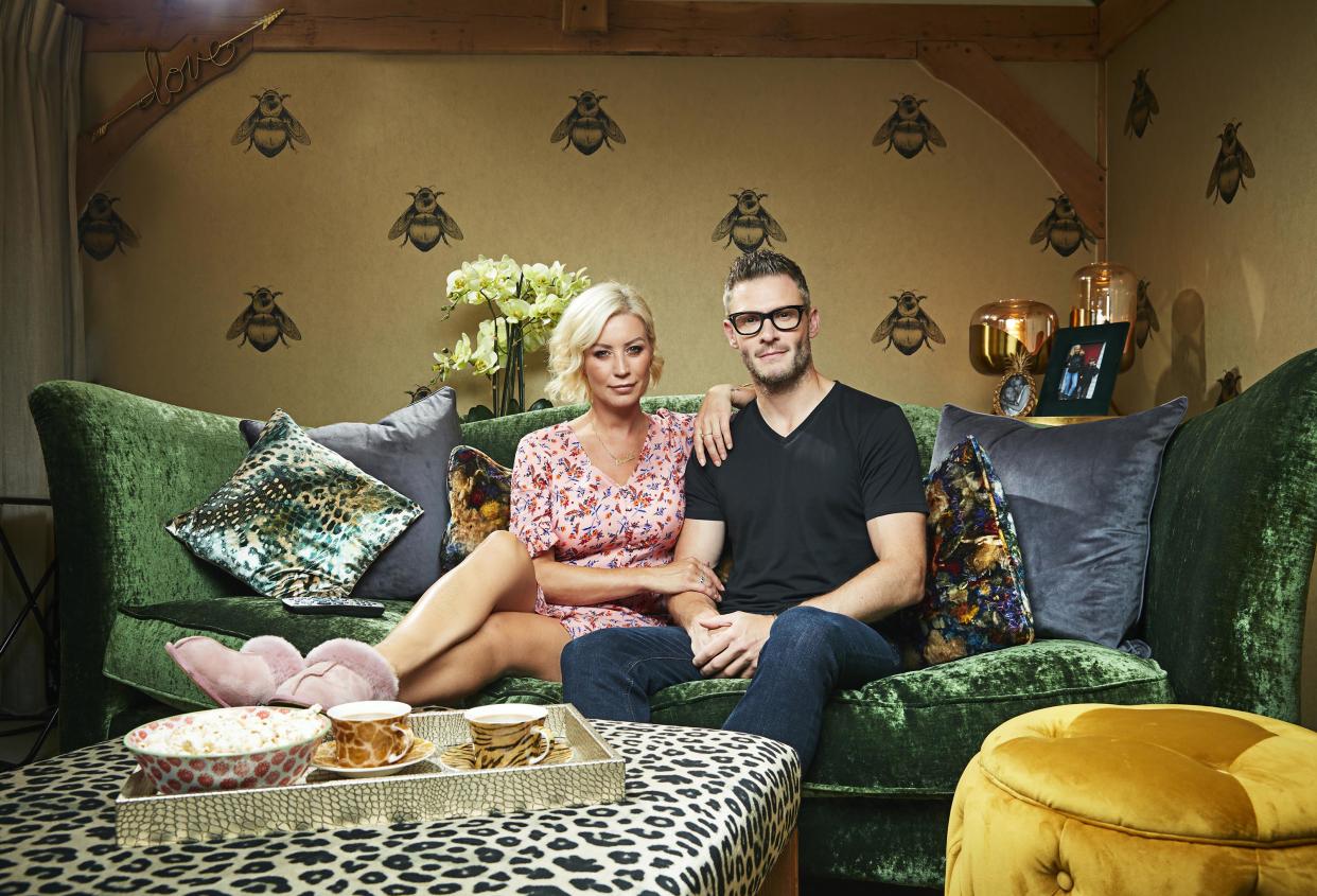 Denise Van Outen and partner Eddie are returning to 'Celebrity Gogglebox'. (Channel 4)