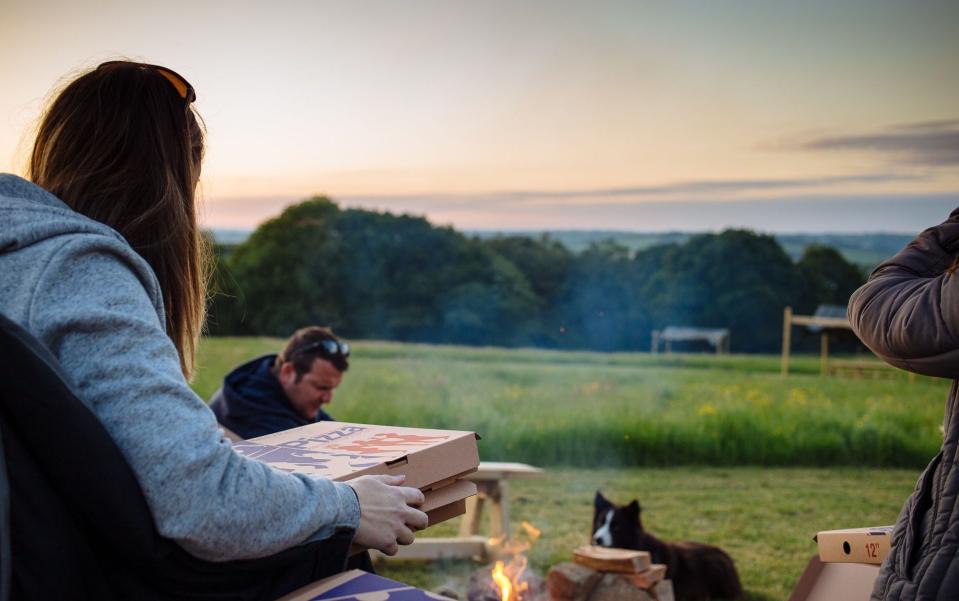 Cowpots camping in Carmarthenshire