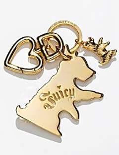 Juicy Couture Scottie Crest Key Fob