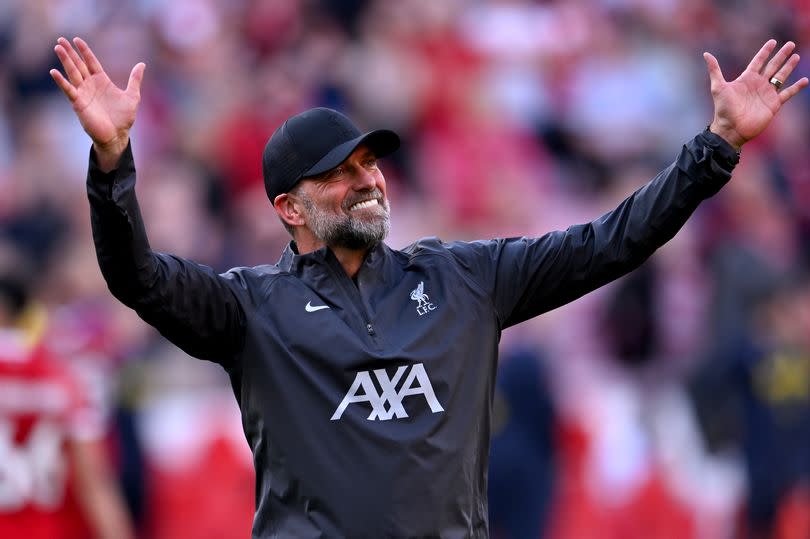 Liverpool manager Jürgen Klopp.