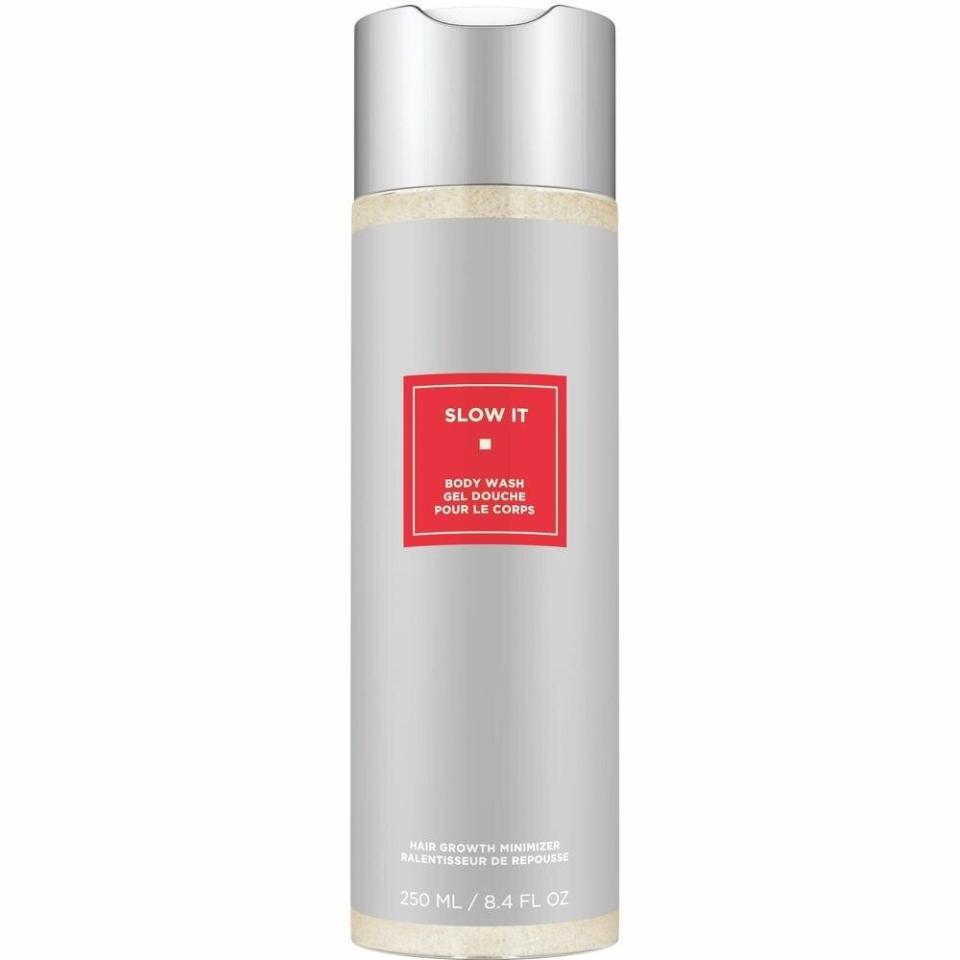 Find this <a href="https://fave.co/2Wn1Yin" target="_blank" rel="noopener noreferrer">Slow It Body Wash</a> for $20 at <a href="https://fave.co/2Wn1Yin" target="_blank" rel="noopener noreferrer">European Wax Center.</a>
