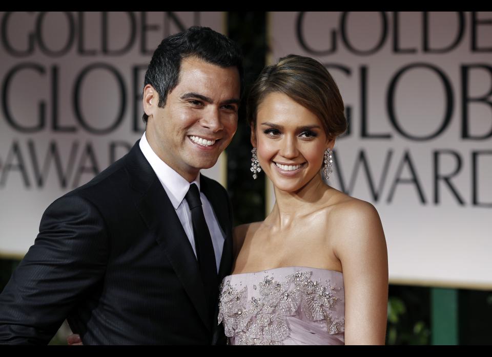 Jessica Alba and Cash Warren met while working on "Fantastic Four" and married in a <a href="http://www.people.com/people/article/0,,20201377,00.html" target="_hplink">small courthouse ceremony on May 19, 2008</a>. Their daughter, Honor, was born that summer.