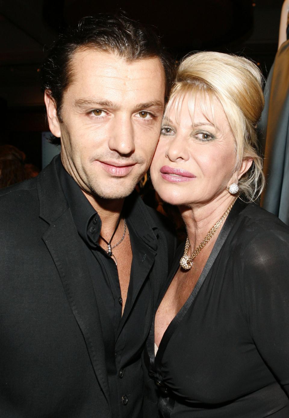 Roffredo Gaetani e Ivana Trump en Nueva York en 2007 (Photo by Amy Sussman/Getty Images for the Consulate General of Monaco)