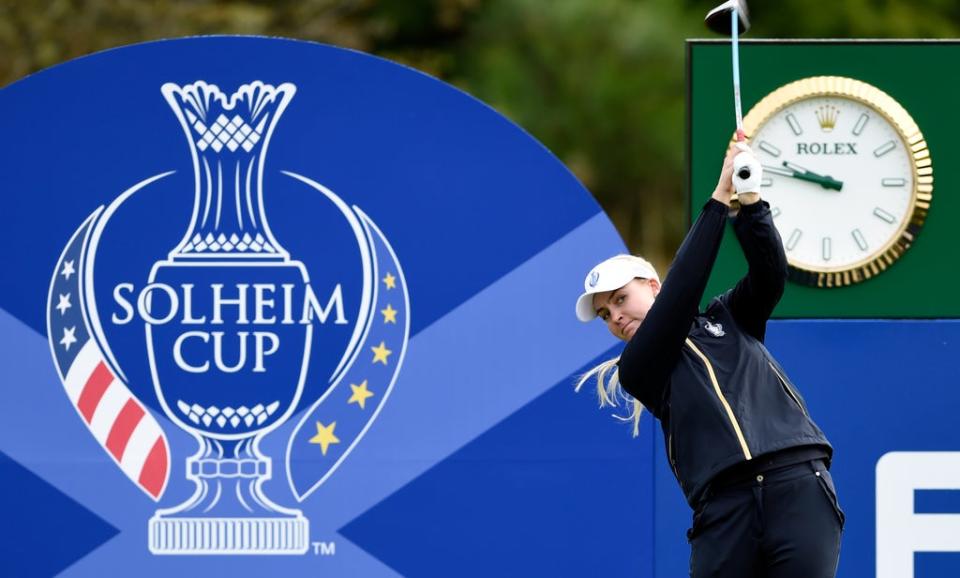 Charley Hull, in action at the 2019 Solheim Cup, helped Europe secure a memorable victory in Colorado (Ian Rutherford/PA) (PA Archive)