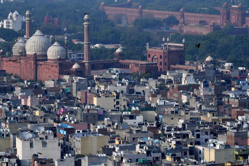 Une vue aérienne de New Delhi en mai 2020 (illustration) - Prakash SINGH / AFP
