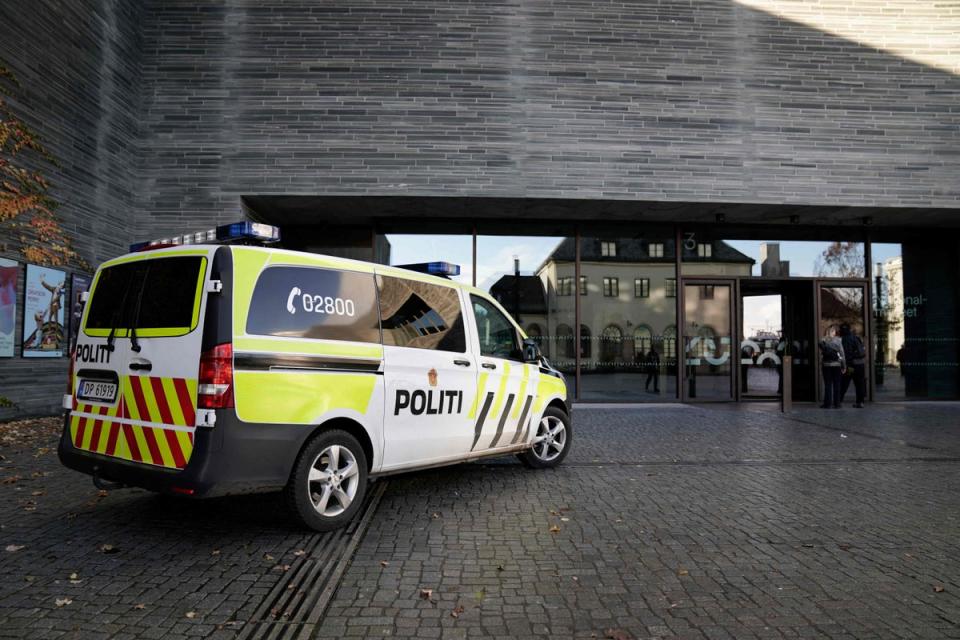 Police were called to National Museum of Norway (NTB/AFP via Getty Images)