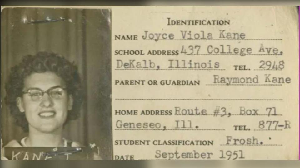 潔思1951年剛上大學時的學生證。（圖／翻攝自《衛報》）