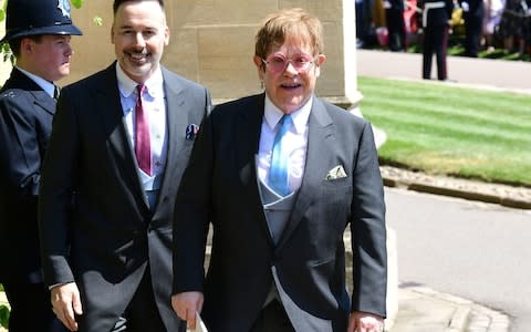 The star, 72, was a guest at the Duke and Duchess of Sussex's wedding last year - Credit: Ian West/AFP