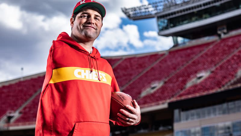 Utah native Porter Ellett, a BYU graduate, has been with the Kansas City Chiefs organization for seven years. That included being elevated to assistant running backs coach this season. On Sunday, the Chiefs will play the San Francisco 49ers in the 2024 Super Bowl, where Ellett could earn his third Super Bowl ring.
