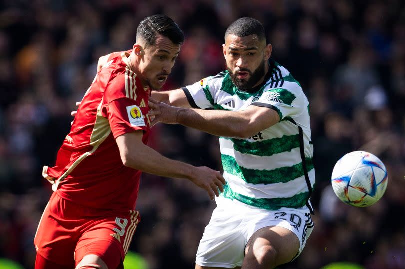 Aberdeen's Bojan Miovski and Celtic's Cameron Carter-Vickers were both picked by Kris Boyd