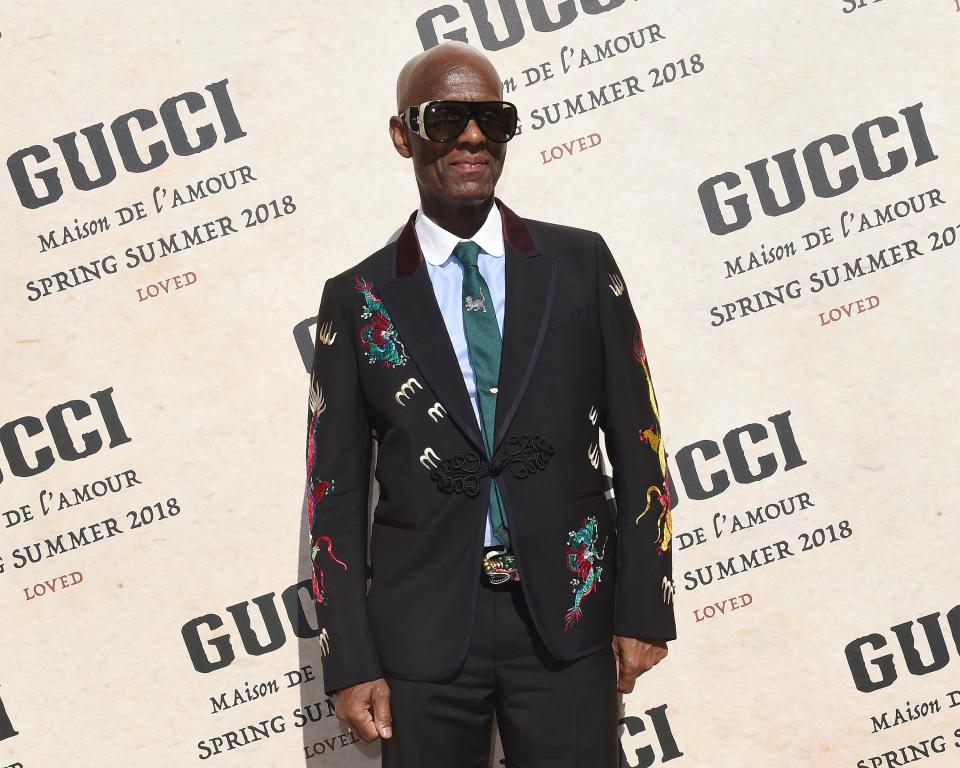 <h1 class="title">Dapper Dan wearing Gucci</h1><cite class="credit">Photo: Getty Images</cite>