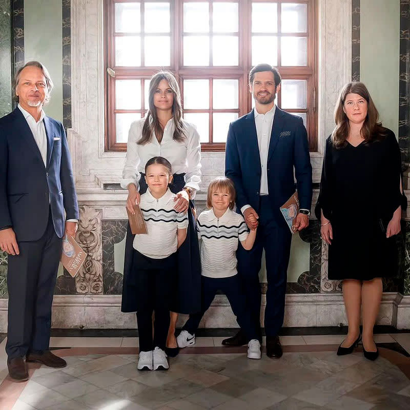 La Familia Real de Suecia en la ópera con los más pequeños