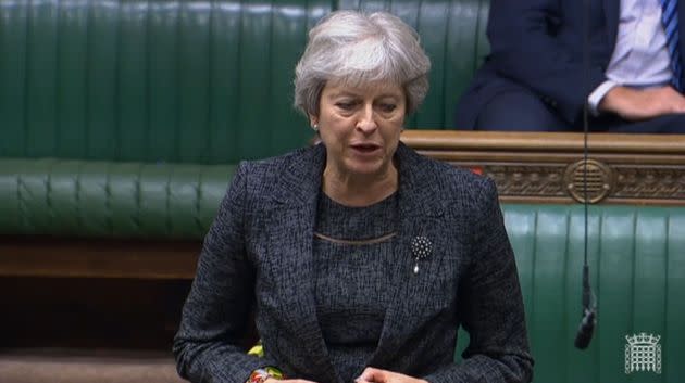 Theresa May reduced stop and searches as home secretary (Photo: House of Commons - PA Images via Getty Images)